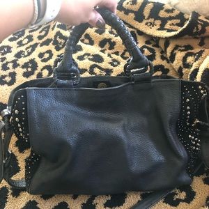 Cleobella Marlow crossbody black leather bag